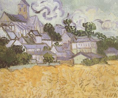 Vincent Van Gogh View of Auvers with Church (nn04)